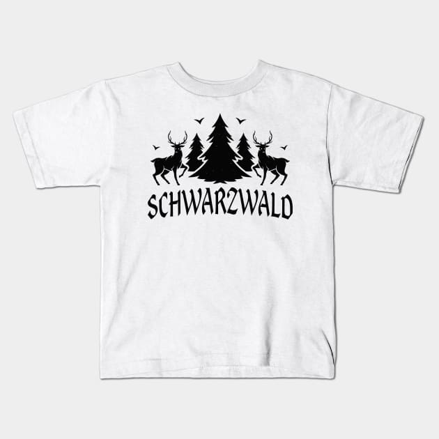 Swabia Black Forest Home Germany Kids T-Shirt by Foxxy Merch